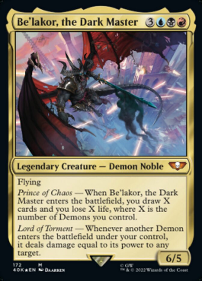 Be'lakor, the Dark Master [Universes Beyond: Warhammer 40,000] - Destination Retro