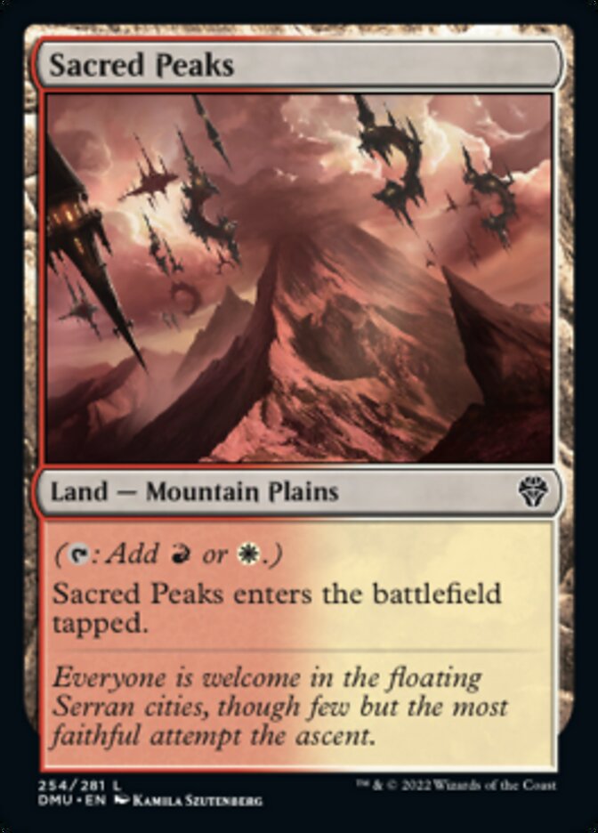 Sacred Peaks [Dominaria United] - Destination Retro