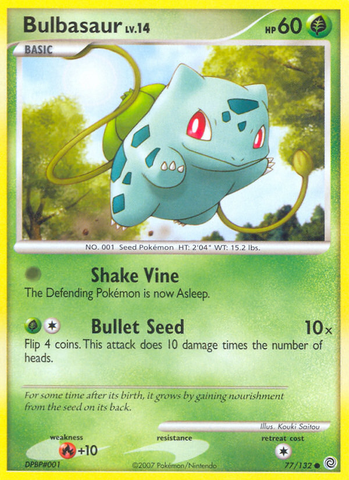 Bulbasaur (77/132) [Diamond & Pearl: Secret Wonders] - Destination Retro