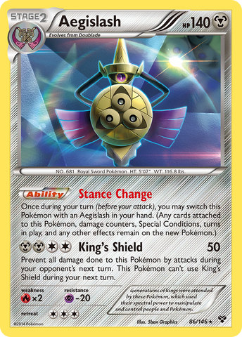 Aegislash (86/146) [XY: Base Set] - Destination Retro