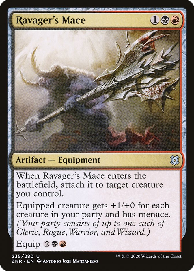 Ravager's Mace [Zendikar Rising] - Destination Retro