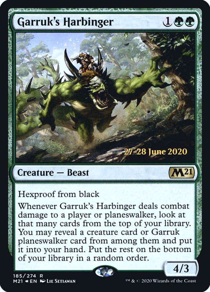 Garruk's Harbinger  [Core Set 2021 Prerelease Promos] - Destination Retro