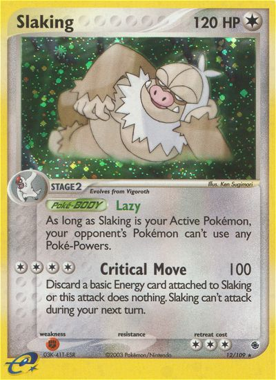 Slaking (12/109) [EX: Ruby & Sapphire] - Destination Retro