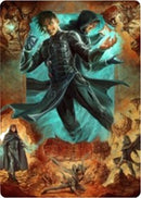 Jace, Mirror Mage 2 Art Card [Zendikar Rising Art Series] - Destination Retro
