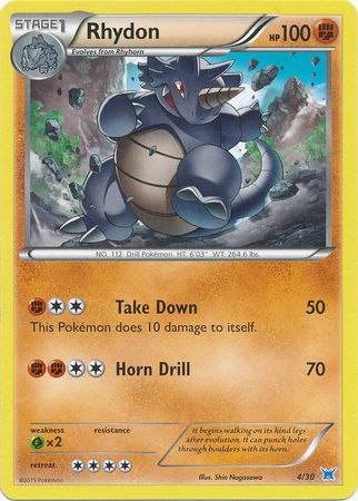 Rhydon (4/30) [XY: Trainer Kit - Latias & Latios] - Destination Retro
