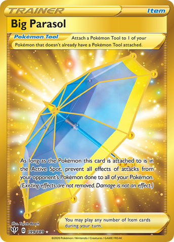 Big Parasol (199/189) [Sword & Shield: Darkness Ablaze] - Destination Retro