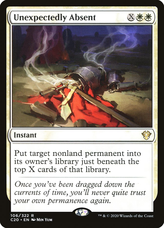 Unexpectedly Absent [Commander 2020] - Destination Retro