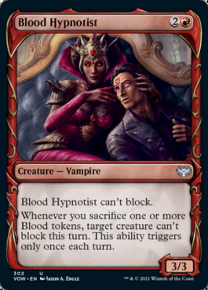 Blood Hypnotist (Showcase Fang Frame) [Innistrad: Crimson Vow] - Destination Retro