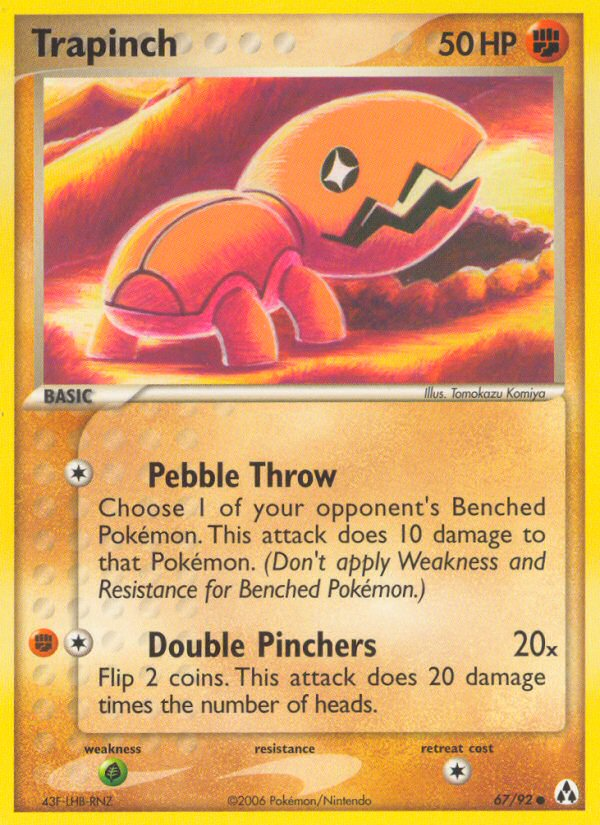 Trapinch (67/92) [EX: Legend Maker] - Destination Retro
