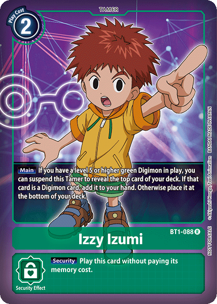 Izzy Izumi [BT1-088] (Buy-A-Box Promo) [Release Special Booster Ver.1.0 Promos] - Destination Retro