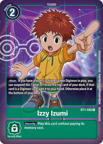 Izzy Izumi [BT1-088] (Buy-A-Box Promo) [Release Special Booster Ver.1.0 Promos] - Destination Retro