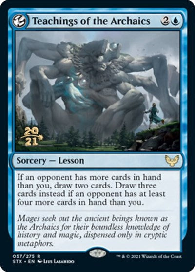 Teachings of the Archaics [Strixhaven: School of Mages Prerelease Promos] - Destination Retro