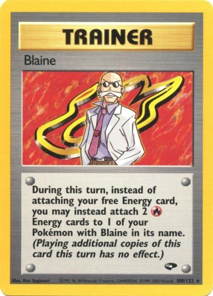 Blaine (100/132) [Gym Challenge Unlimited] - Destination Retro