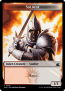 Saproling // Soldier Double-Sided Token [Ravnica Remastered Tokens] - Destination Retro