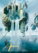 Island 2 Art Card (Gold-Stamped Signature) [Zendikar Rising Art Series] - Destination Retro