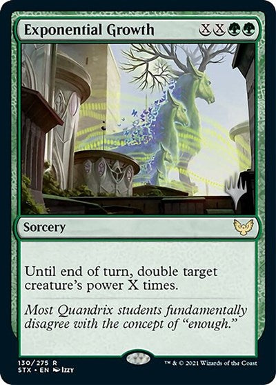 Exponential Growth (Promo Pack) [Strixhaven: School of Mages Promos] - Destination Retro