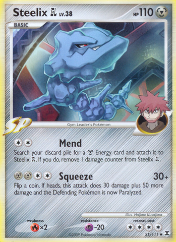 Steelix GL (51/111) [Rising Rivals] - Destination Retro