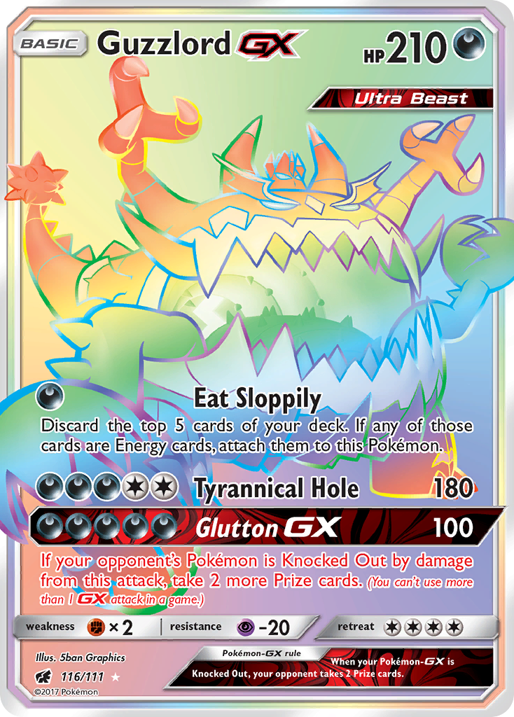 Guzzlord GX (116/111) [Sun & Moon: Crimson Invasion] - Destination Retro