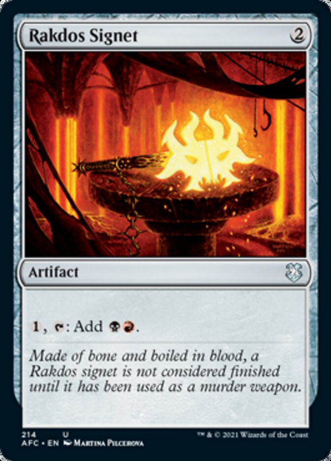 Rakdos Signet [Dungeons & Dragons: Adventures in the Forgotten Realms Commander] - Destination Retro