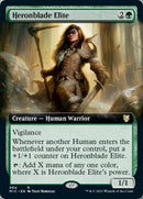 Heronblade Elite (Extended) [Innistrad: Midnight Hunt Commander] - Destination Retro