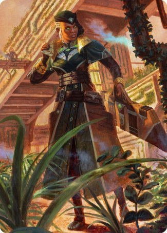 Vivien on the Hunt Art Card [Streets of New Capenna Art Series] - Destination Retro