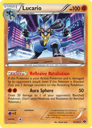 Lucario (64/99) (Cosmos Holo) (Blister Exclusive) [Black & White: Next Destinies] - Destination Retro