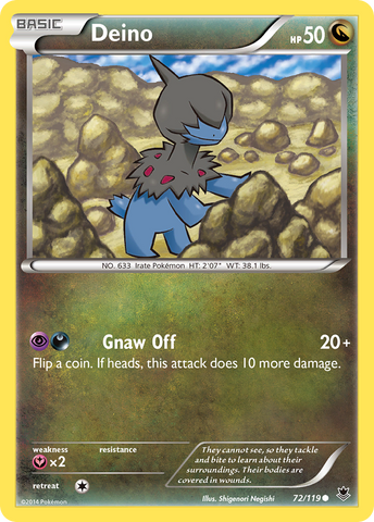 Deino (72/119) [XY: Phantom Forces] - Destination Retro