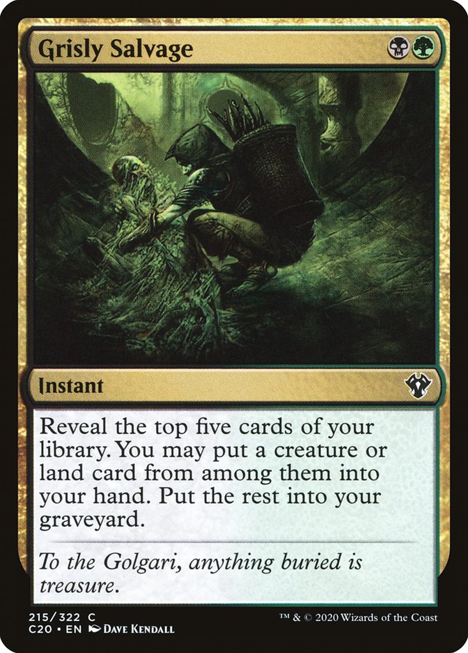 Grisly Salvage [Commander 2020] - Destination Retro