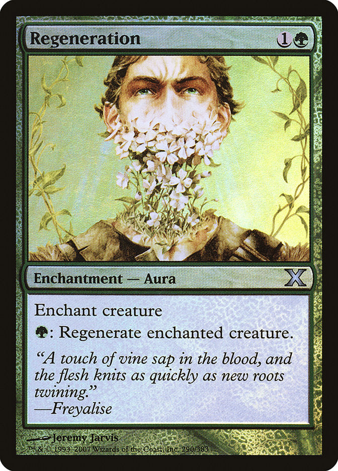 Regeneration (Premium Foil) [Tenth Edition] - Destination Retro