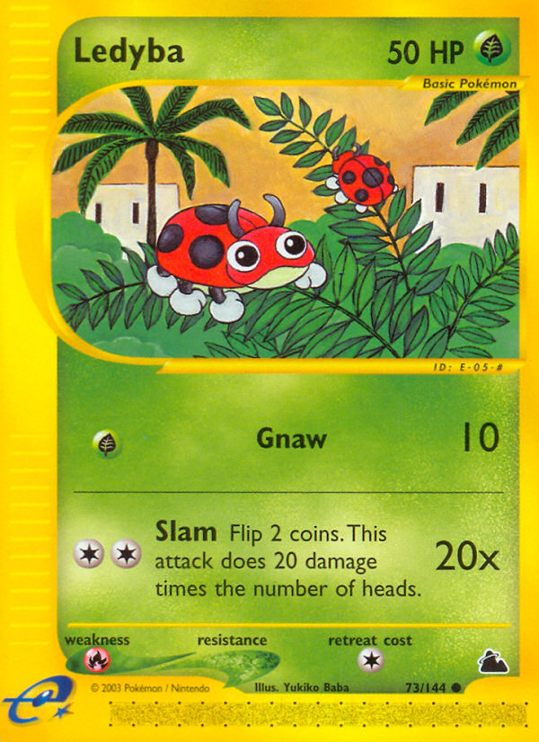 Ledyba (73/144) [Skyridge] - Destination Retro