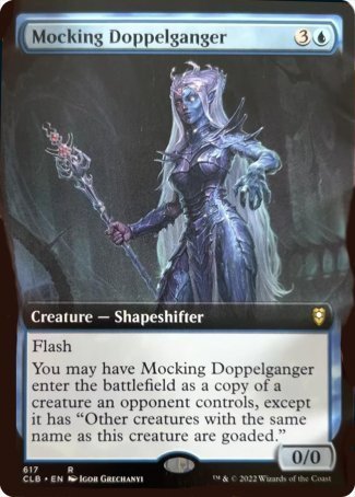 Mocking Doppelganger (Extended Art) [Commander Legends: Battle for Baldur's Gate] - Destination Retro