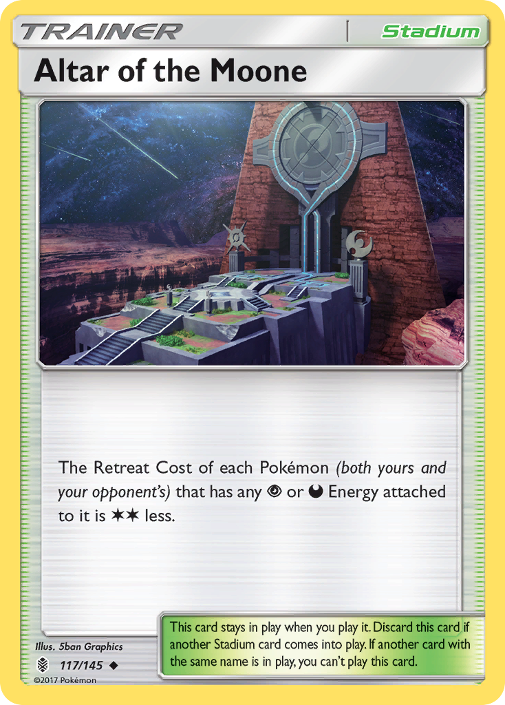 Altar of the Moone (117/145) [Sun & Moon: Guardians Rising] - Destination Retro