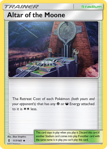 Altar of the Moone (117/145) [Sun & Moon: Guardians Rising] - Destination Retro