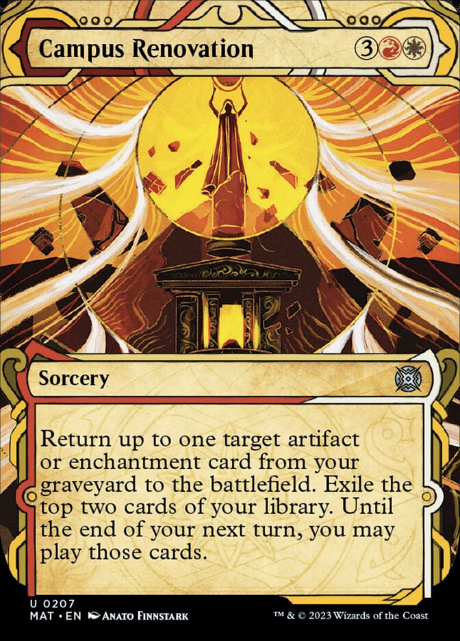 Campus Renovation (Showcase Halo Foil) [March of the Machine: The Aftermath] - Destination Retro
