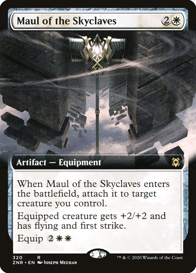 Maul of the Skyclaves (Extended Art) [Zendikar Rising] - Destination Retro