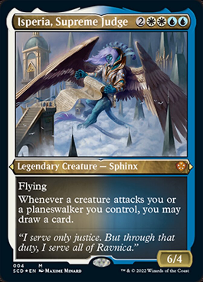 Isperia, Supreme Judge (Foil Etched) [Starter Commander Decks] - Destination Retro