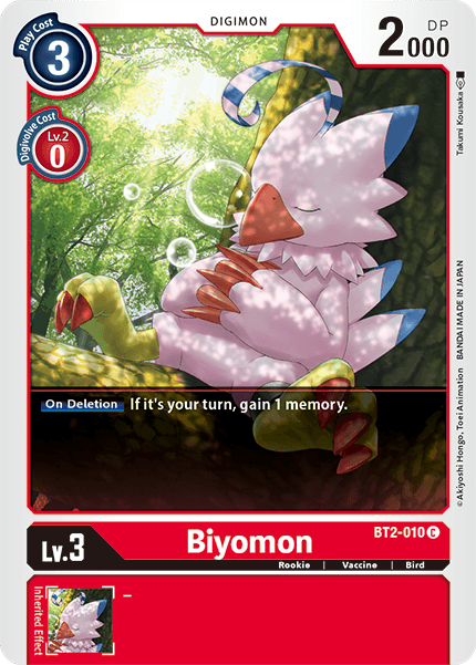 Biyomon [BT2-010] [Release Special Booster Ver.1.5] - Destination Retro