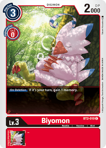 Biyomon [BT2-010] [Release Special Booster Ver.1.5] - Destination Retro
