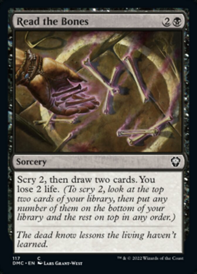 Read the Bones [Dominaria United Commander] - Destination Retro