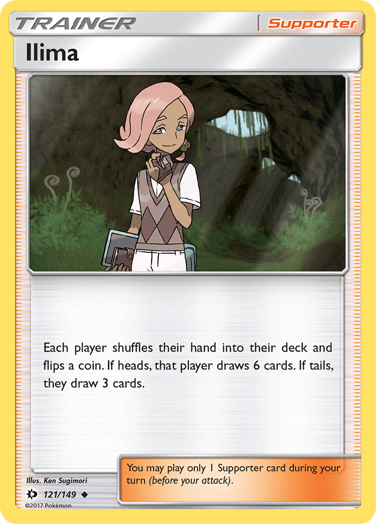 Ilima (121/149) [Sun & Moon: Base Set] - Destination Retro
