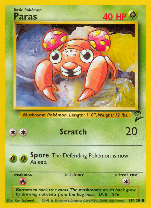 Paras (85/130) [Base Set 2] - Destination Retro