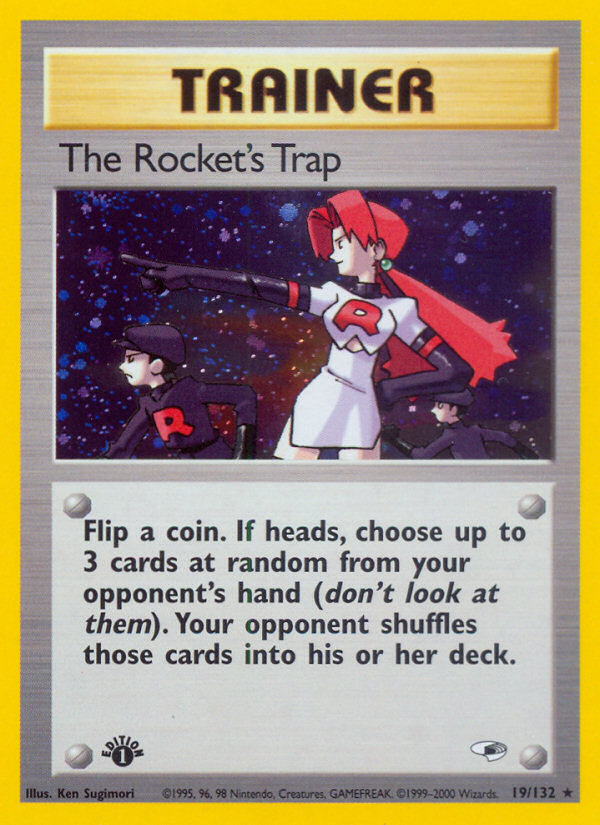 The Rocket's Trap (19/132) [Gym Heroes 1st Edition] - Destination Retro