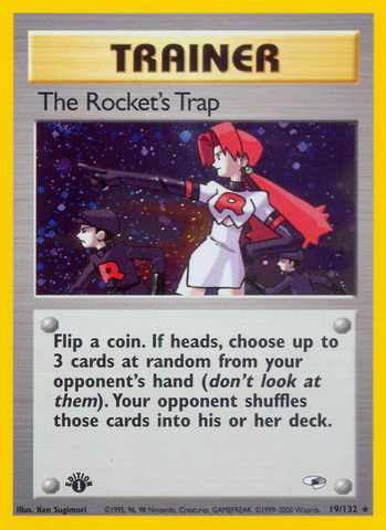 The Rocket's Trap (19/132) [Gym Heroes 1st Edition] - Destination Retro