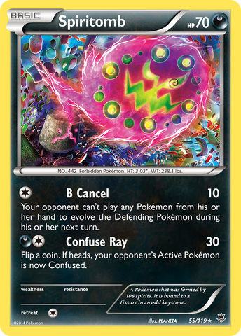 Spiritomb (55/119) [XY: Phantom Forces] - Destination Retro