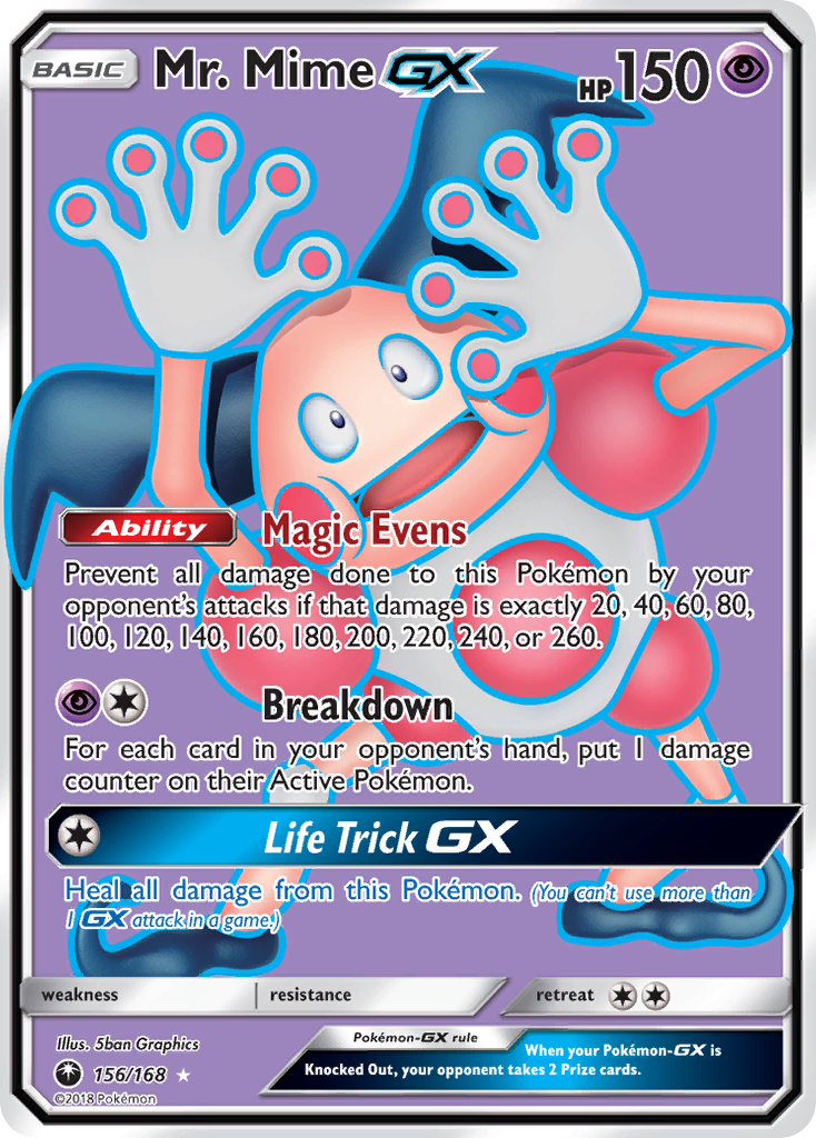 Mr. Mime GX (156/168) [Sun & Moon: Celestial Storm] - Destination Retro