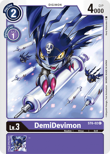 DemiDevimon [ST6-02] [Starter Deck: Venomous Violet] - Destination Retro