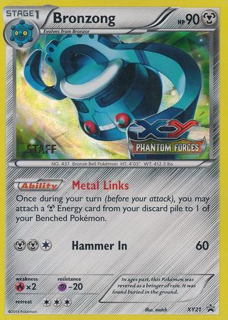 Bronzong (XY21) (Staff) [XY: Black Star Promos] - Destination Retro