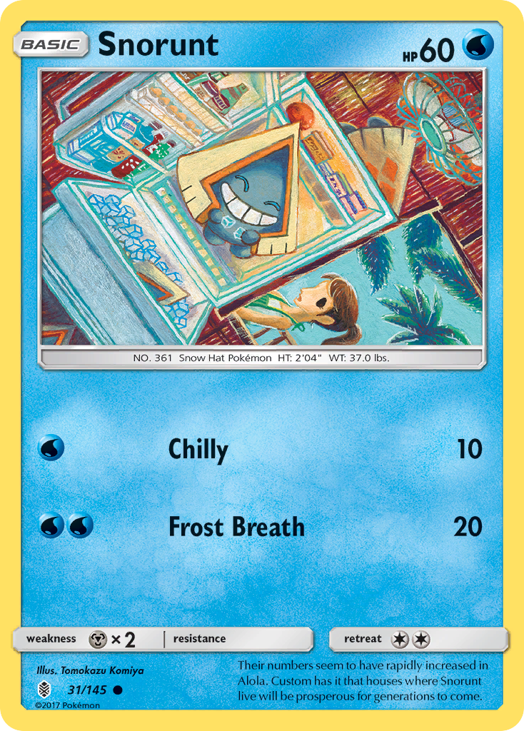 Snorunt (31/145) [Sun & Moon: Guardians Rising] - Destination Retro
