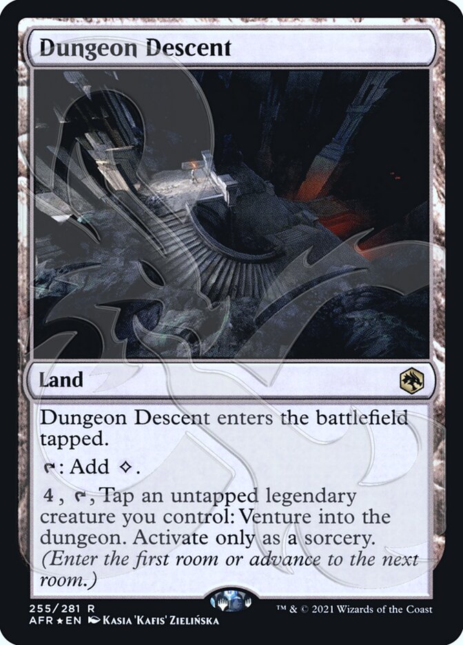 Dungeon Descent (Ampersand Promo) [Dungeons & Dragons: Adventures in the Forgotten Realms Promos] - Destination Retro