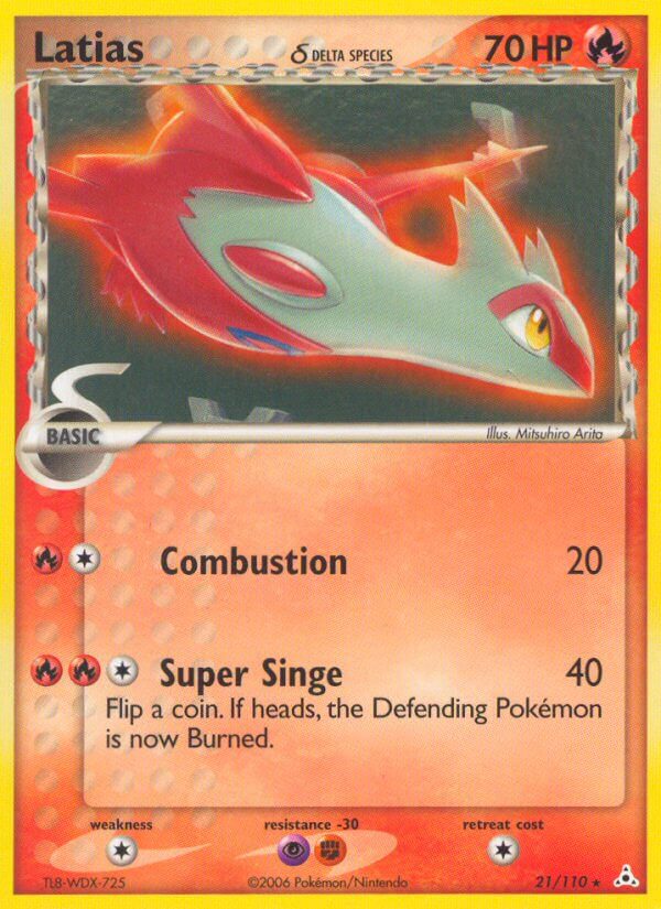 Latias (21/110) (Theme Deck Exclusive) [EX: Holon Phantoms] - Destination Retro